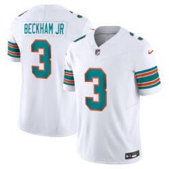Odell Beckham Jr Miami Dolphins Alternate White Vapor F.U.S.E Limited Jersey