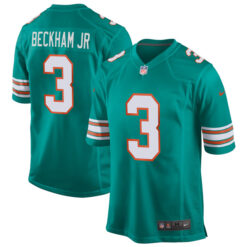 Odell Beckham Jr Miami Dolphins Alternate Aqua Stitched Jersey