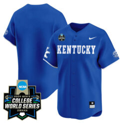 Kentucky Wildcats College Baseball World Series Jersey - Blue
