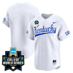 Kentucky Wildcats College Baseball World Series Jersey - White