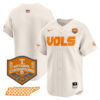 Tennessee Volunteers College Baseball World Series Champions Jersey - Cream
