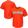 Miami Marlins Blank Orange Alternate Jersey - All Stitched