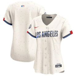 Alternative view of Los Angeles Dodgers Cream City Connect Limited Jersey - All Stitched