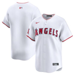 Los Angeles Angels White Home Limited Jersey - All Stitched
