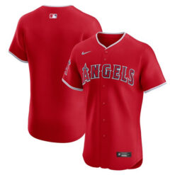 Los Angeles Angels Red Alternate Elite Jersey - All Stitched