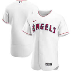 Los Angeles Angels White Home Game Jersey - All Stitched