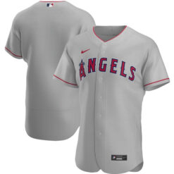 Los Angeles Angels Grey Away Game Jersey - All Stitched