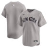 New York Yankees Blank Grey Road Limited Jersey - All Stitched