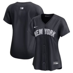 Alternative view of New York Yankees Blank Navy Alternate Limited Jersey - All Stitched