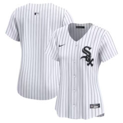 Alternative view of Chicago White Sox White Home Jersey - All Stitched