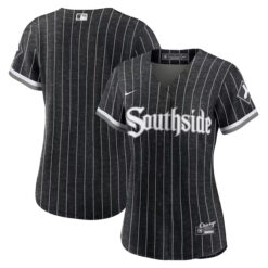 Alternative view of Chicago White Sox Black City Connect Southside Jersey - All Stitched