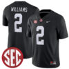 Ryan Williams Alabama Crimson Tide Football Black Alternate Game Jersey - All Stitched