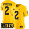 Charles Woodson Michigan Wolverines Football All Maize Jersey - All Stitched