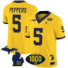 Jabrill Peppers Michigan Wolverines Football Maize Vapor F.U.S.E Limited Jersey - All Stitched