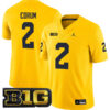 Blake Corum Michigan Wolverines Football All Maize Jersey - All Stitched