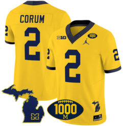 Blake Corum Michigan Wolverines Football Maize Vapor F.U.S.E Limited Jersey - All Stitched