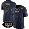 Blake Corum Michigan Wolverines Football Navy Gold Jersey - All Stitched