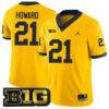 Desmond Howard Michigan Wolverines Football Maize Alternate Jersey - All Stitched