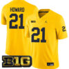 Desmond Howard Michigan Wolverines Football All Maize Jersey - All Stitched