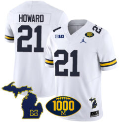 Desmond Howard Michigan Wolverines Football White Vapor F.U.S.E Limited Jersey - All Stitched