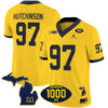 Aidan Hutchinson Michigan Wolverines Football Maize Vapor F.U.S.E Limited Jersey - All Stitched