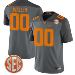 Morgan Wallen Tennessee Volunteers Football Smokey Grey Alternate Game Jersey - All Stitched