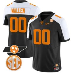 Morgan Wallen Tennessee Volunteers Football Alternate Black Jersey - All Stitched
