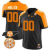 Morgan Wallen Tennessee Volunteers Football Black Jersey - All Stitched