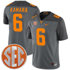 Alvin Kamara Tennessee Volunteers Football Smokey Grey Alternate Game Jersey - All Stitched
