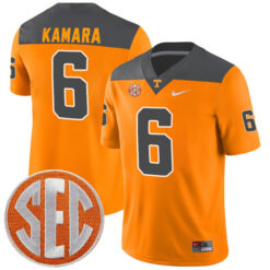 Alvin Kamara Tennessee Volunteers Football Reverse Anthracite Jersey - All Stitched