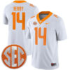 Eric Berry Tennessee Volunteers Football White Away Game Jersey - All Stitched