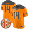 Eric Berry Tennessee Volunteers Football Reverse Anthracite Jersey - All Stitched