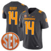 Eric Berry Tennessee Volunteers Football Alternate Anthracite Jersey - All Stitched