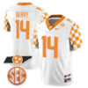 Eric Berry Tennessee Volunteers Football Checkerboard White Jersey - All Stitched
