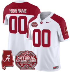 Custom Alabama Crimson Tide Football Reverse Crimson Vapor F.U.S.E Limited Jersey - All Stitched