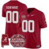 Custom Alabama Crimson Tide Football Crimson Vapor F.U.S.E Limited Jersey - All Stitched
