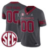 Custom Oklahoma Sooners Football Grey Alternate Game Jersey - All Stitched