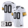 Custom Iowa Hawkeyes Football White Away Game Jersey - All Stitched