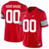 Custom Ohio State Buckeyes Football Red Alternate Jersey - All Stitched