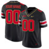 Custom Ohio State Buckeyes Football Gold Version Black Jersey - All Stitched