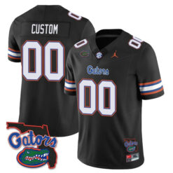 Alternative view of Custom Florida Gators Football Black Vapor F.U.S.E Limited Jersey - All Stitched
