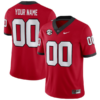 Custom Georgia Bulldogs Football Red Home Jersey - All Stitched