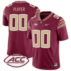 Custom Florida State Seminoles Football Garnet Alumni Jersey - All Stitched