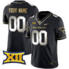Custom West Virginia Mountaineers Football Black Limited Jersey - All Stitched