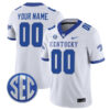 Custom Kentucky Wildcats Football White Jersey - All Stitched