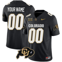 Custom Colorado Buffaloes Football Black Vapor F.U.S.E Limited Jersey - All Stitched