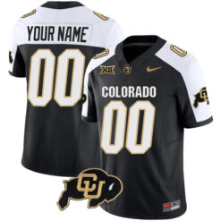 Custom Colorado Buffaloes Football Alternate Black Vapor F.U.S.E Limited Jersey - All Stitched