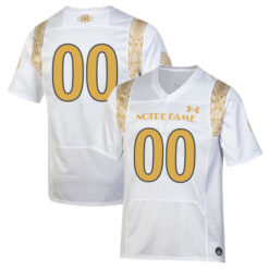 Custom Notre Dame Fighting Irish Football White Shamrock Series Jersey - All Stitched