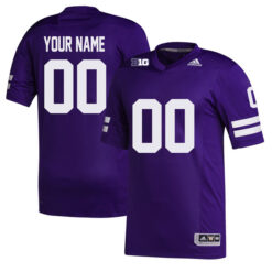 Custom Washington Huskies Football Purple Premier Strategy Jersey - All Stitched