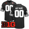 Custom Nebraska Cornhuskers Football Black Jersey - All Stitched